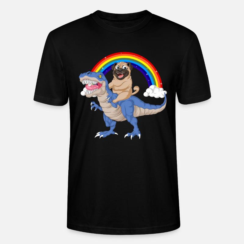 Dummer Mops - Stanley/Stella Unisex Bio-T-Shirt CRAFTER - Schwarz