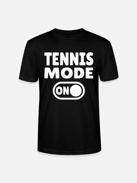 Tennis Mode ON – Player & Fan Design - Stanley/Stella CRAFTER Unisex Organic T-Shirt - black