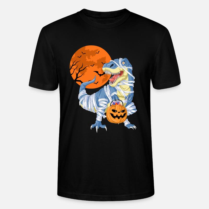 Conception de costumes de dinosaure d’Halloween - T-shirt bio CRAFTER Stanley Stella Unisexe - noir