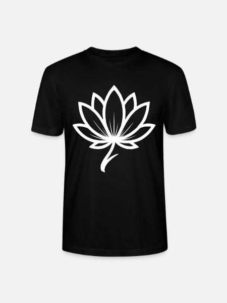 Mental Health Awareness Lotus - Stanley/Stella CRAFTER Unisex Organic T-Shirt - black