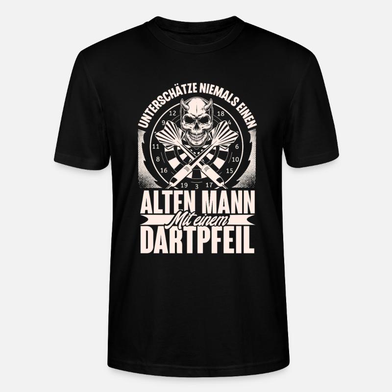 Darts - Stanley/Stella Unisex Bio-T-Shirt CRAFTER - Schwarz