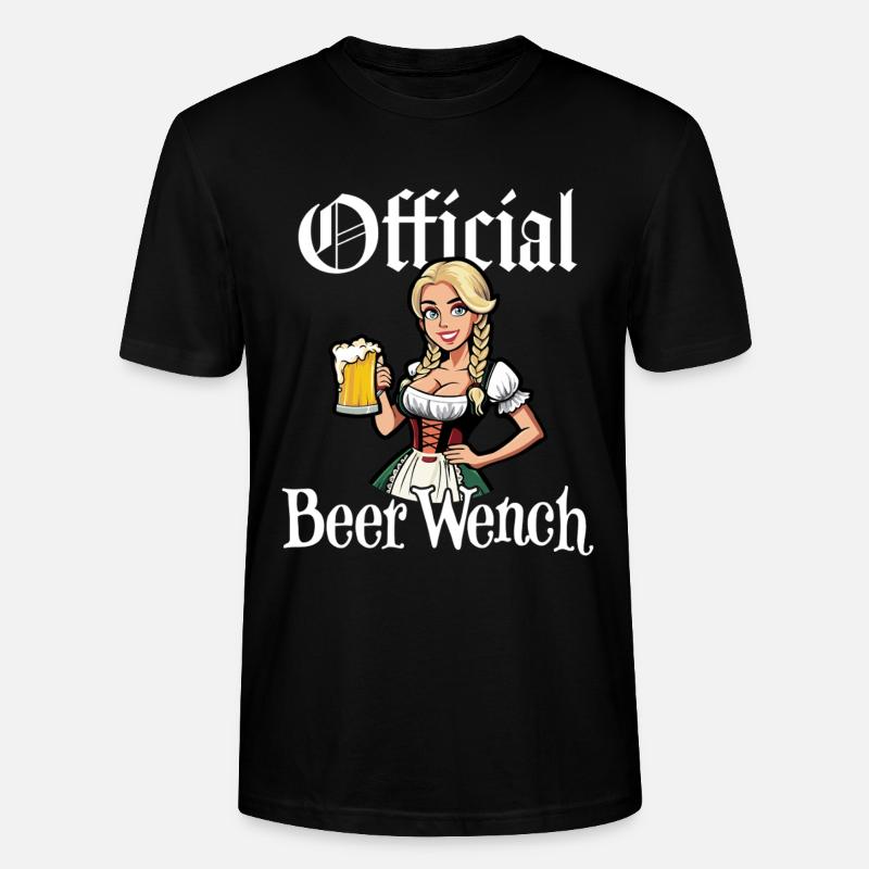 Offizielle Bierfrau - Stanley/Stella Unisex Bio-T-Shirt CRAFTER - Schwarz