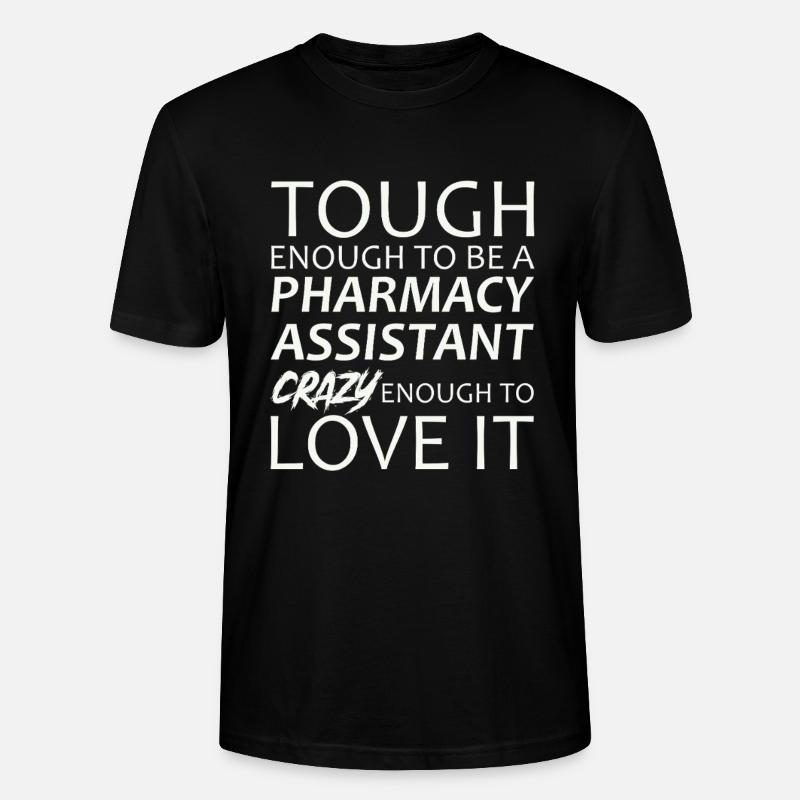 Assistante en pharmacie Crazy - T-shirt bio CRAFTER Stanley Stella Unisexe - noir