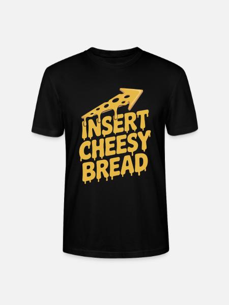 Cheese Cheese Stick Cheese Toast - Stanley/Stella CRAFTER Unisex Organic T-Shirt - black