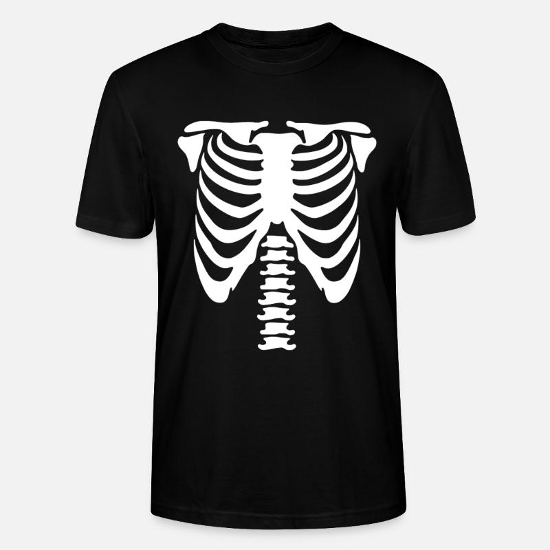 Skelett-Torso - Stanley/Stella Unisex Bio-T-Shirt CRAFTER - Schwarz