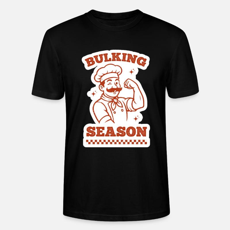 Saison de prise de masse - T-shirt bio CRAFTER Stanley Stella Unisexe - noir