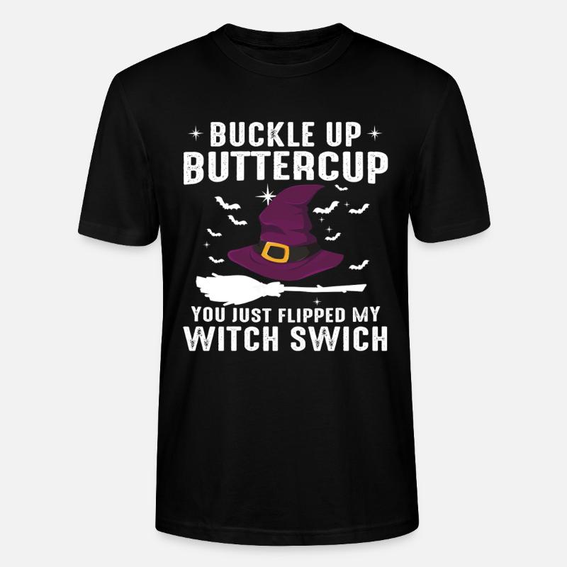 Interrupteur de sorcière Halloween - T-shirt bio CRAFTER Stanley Stella Unisexe - noir