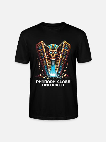 Pharaoh Class Unlocked | Egypt, RPG - Stanley/Stella CRAFTER Unisex Organic T-Shirt - black