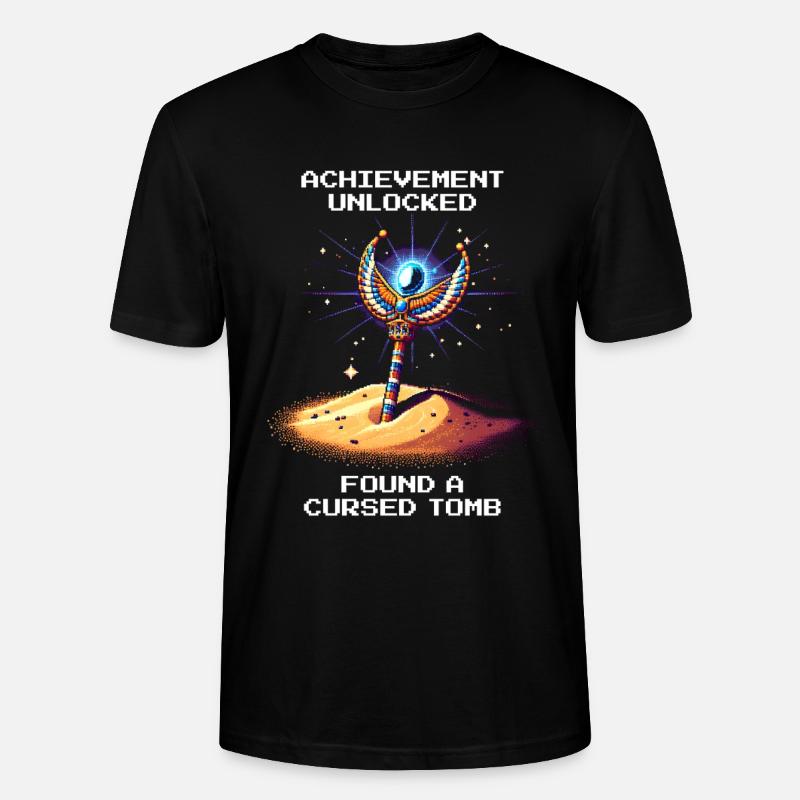 Succès : Tombe maudite trouvée | Égypte - T-shirt bio CRAFTER Stanley Stella Unisexe - noir