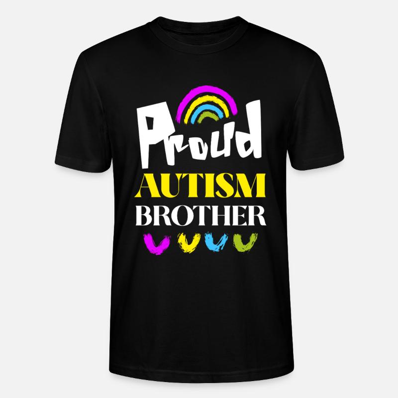 Stolzer Autismus-Bruder - Stanley/Stella Unisex Bio-T-Shirt CRAFTER - Schwarz