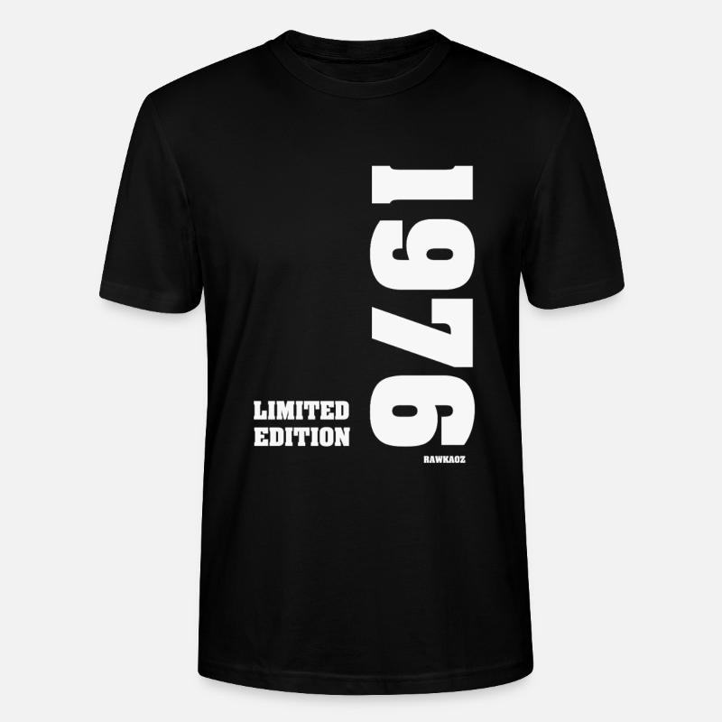 Limitierte Edition: Limited Edition 1976 - Stanley/Stella Unisex Bio-T-Shirt CRAFTER - Schwarz