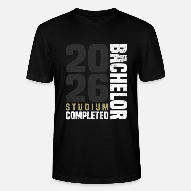 Bachelor Studium 2026 - Stanley/Stella Unisex Bio-T-Shirt CRAFTER - Schwarz