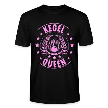 Skittles cônes Queen - T-shirt bio CRAFTER Stanley Stella Unisexe - noir - Devant - Alina (178cm) & Michal (187cm)