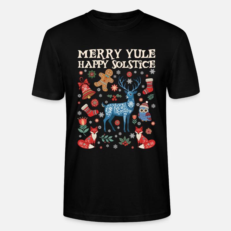Joyeux Noël Joyeux Noël - T-shirt bio CRAFTER Stanley Stella Unisexe - noir