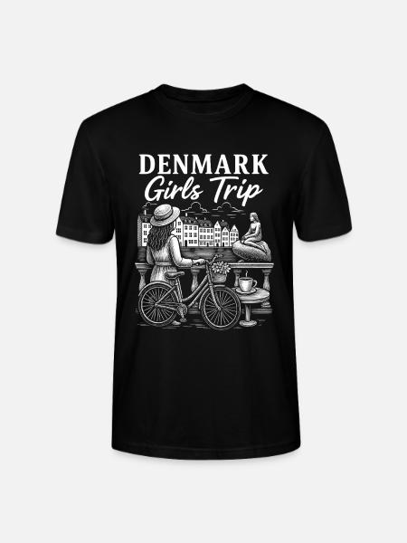 Denmark Girls Trip - Stanley/Stella CRAFTER Unisex Organic T-Shirt - black