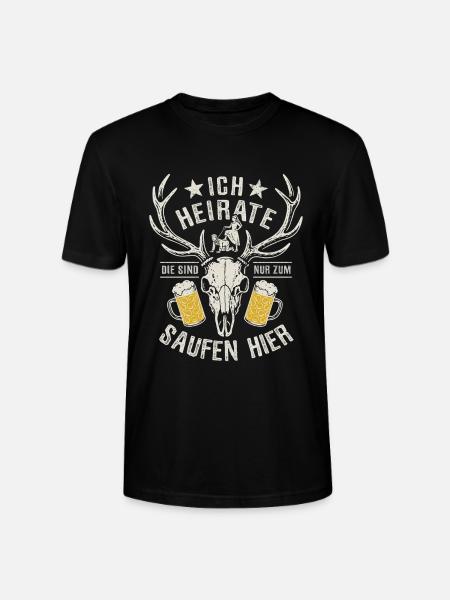 I'm getting married - JGA Team Bräutigam - Stanley/Stella CRAFTER Unisex Organic T-Shirt - black
