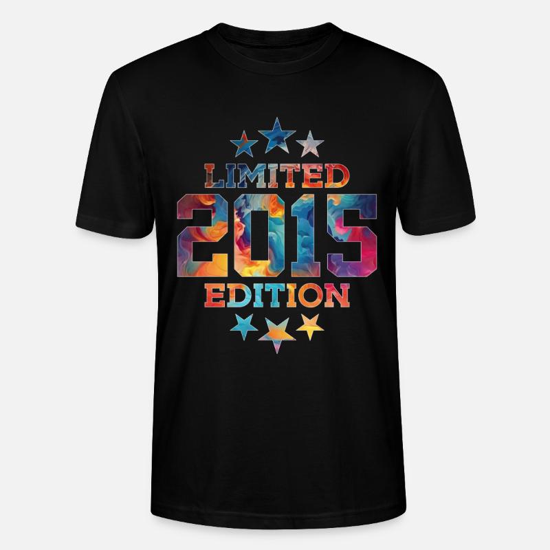 ÉDITION LIMITÉE 2015 11E ANNIVERSAIRE - T-shirt bio CRAFTER Stanley Stella Unisexe - noir