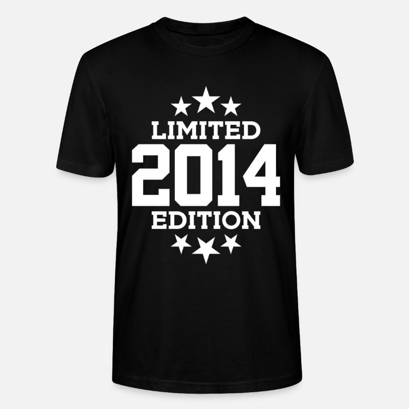 ÉDITION LIMITÉE 2014 12E ANNIVERSAIRE - T-shirt bio CRAFTER Stanley Stella Unisexe - noir