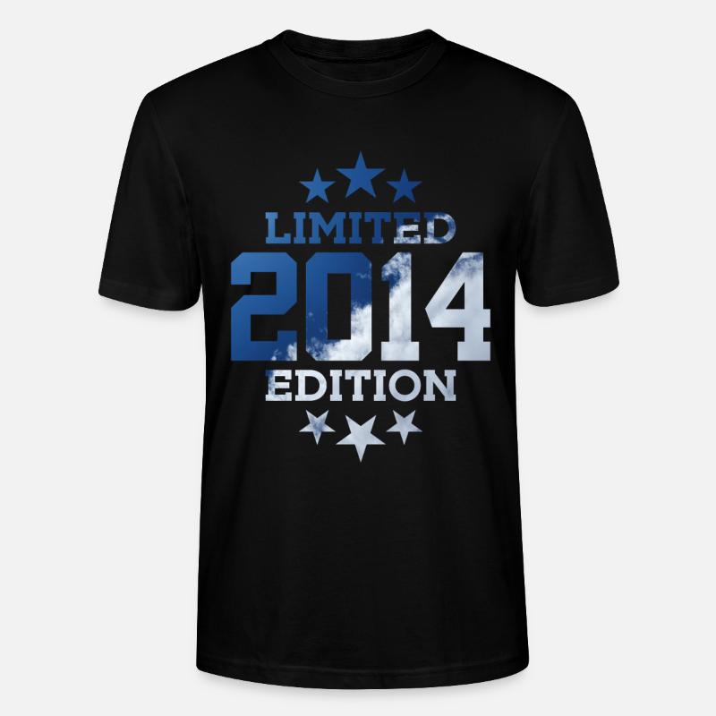 ÉDITION LIMITÉE 2014 12E ANNIVERSAIRE - T-shirt bio CRAFTER Stanley Stella Unisexe - noir