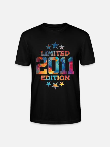 LIMITED EDITION 2011 15TH BIRTHDAY - Stanley/Stella CRAFTER Unisex Organic T-Shirt - black