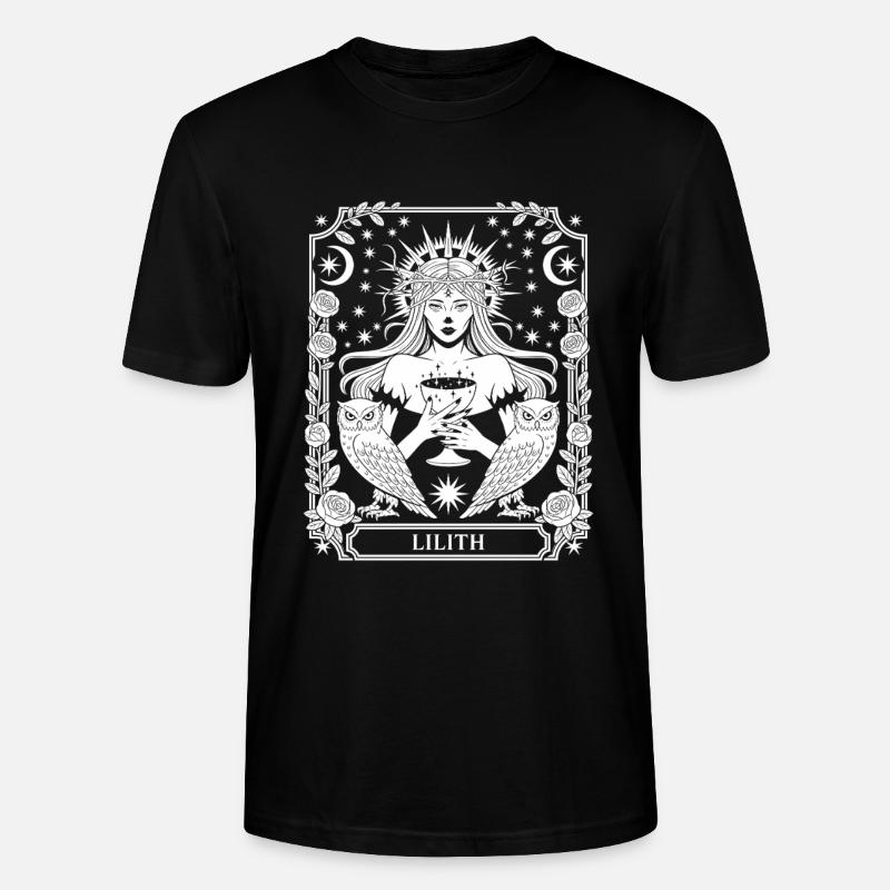 Lilith Mondstern Framing - Stanley/Stella Unisex Bio-T-Shirt CRAFTER - Schwarz