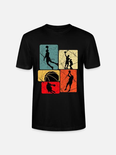 Basketball Basketballer - Stanley/Stella Unisex Bio-T-Shirt CRAFTER - Schwarz