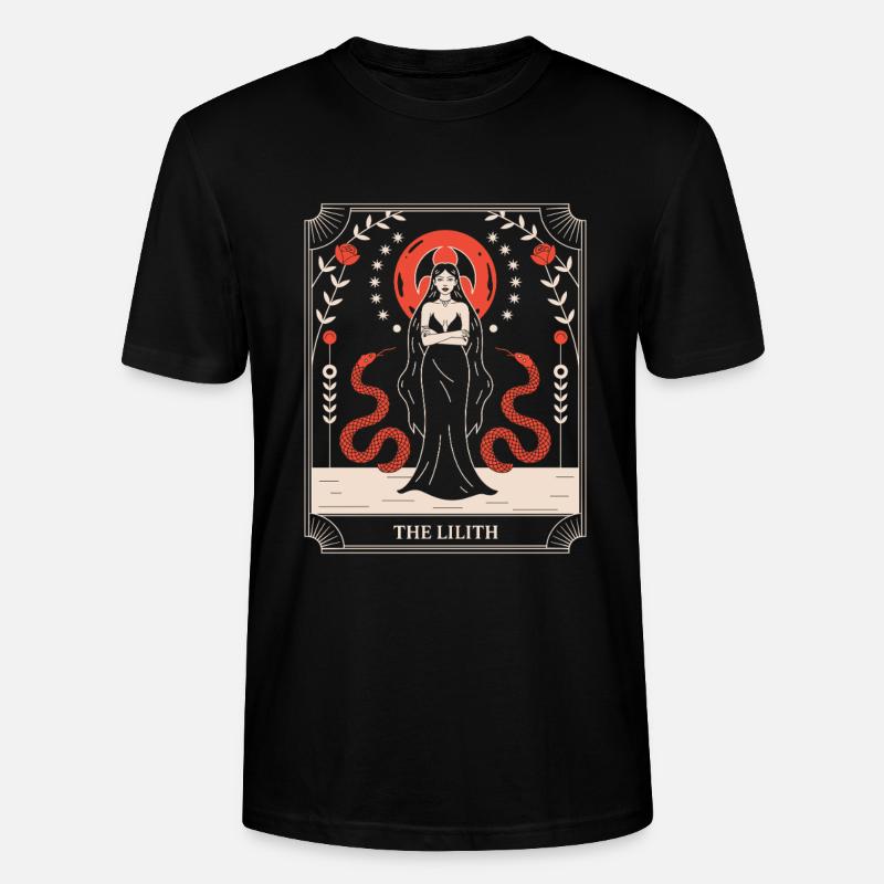 Lilith: Serpentenkraft im Rahmen - Stanley/Stella Unisex Bio-T-Shirt CRAFTER - Schwarz