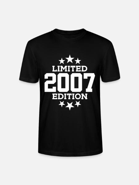 ÉDITION LIMITÉE 2007 19E ANNIVERSAIRE - T-shirt bio CRAFTER Stanley Stella Unisexe - noir