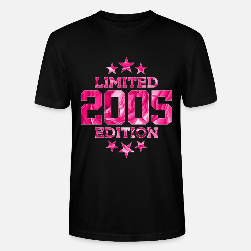 ÉDITION LIMITÉE 21E ANNIVERSAIRE 2005 - T-shirt bio CRAFTER Stanley Stella Unisexe - noir