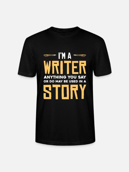 I'm a writer - Stanley/Stella CRAFTER Unisex Organic T-Shirt - black