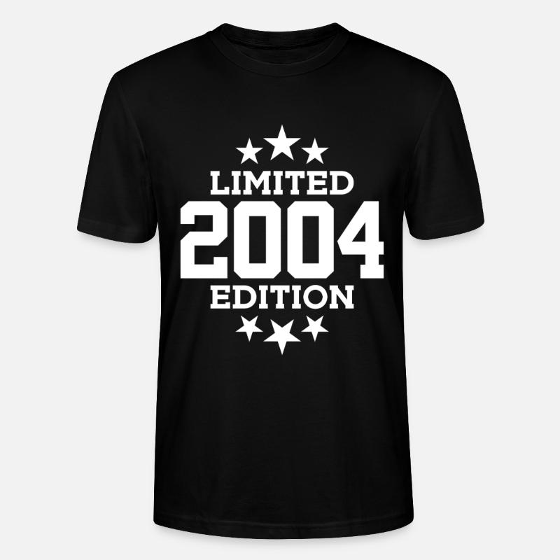 ÉDITION LIMITÉE 2004 22E ANNIVERSAIRE - T-shirt bio CRAFTER Stanley Stella Unisexe - noir