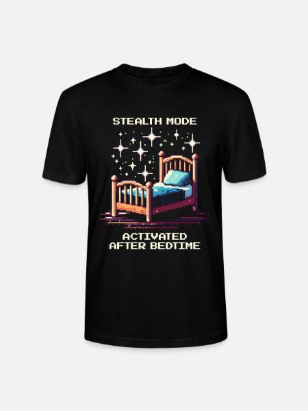 Stealth mode: after bedtime | Parents - Stanley/Stella CRAFTER Unisex Organic T-Shirt - black