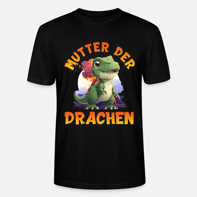 Futures mamans MÈRE DES DRAGONS Drôle - T-shirt bio CRAFTER Stanley Stella Unisexe - noir