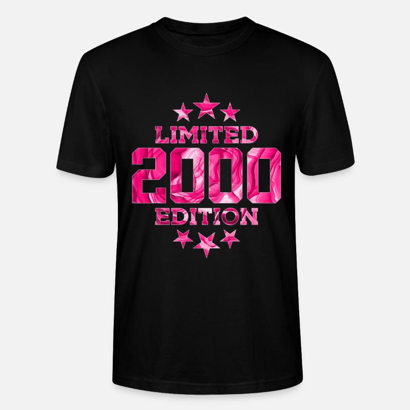 ÉDITION LIMITÉE 26E ANNIVERSAIRE 2000 - T-shirt bio CRAFTER Stanley Stella Unisexe - noir