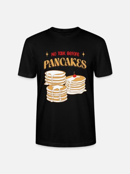 Butter Waffles Breakfast Fan Shirt - Stanley/Stella CRAFTER Unisex Organic T-Shirt - black
