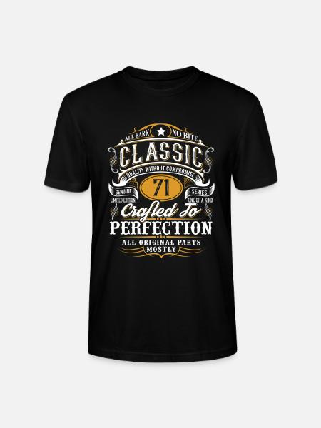 71e anniversaire - T-shirt bio CRAFTER Stanley Stella Unisexe - noir