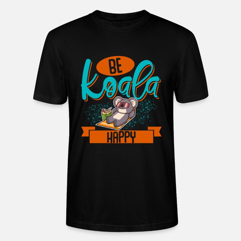 Koala - Stanley/Stella Unisex Bio-T-Shirt CRAFTER - Schwarz