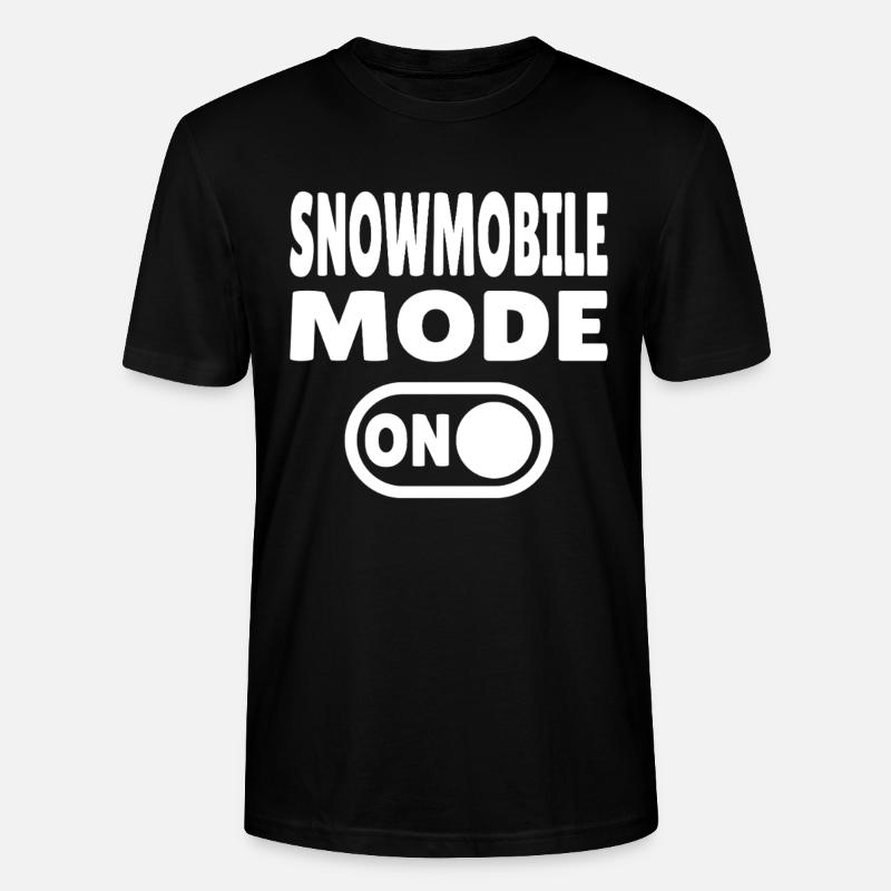 Snowmobile Mode ON - Stanley/Stella Unisex Bio-T-Shirt CRAFTER - Schwarz