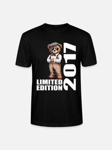 2017 Édition Limitée Ours Anniversaire 2017 - T-shirt bio CRAFTER Stanley Stella Unisexe - noir
