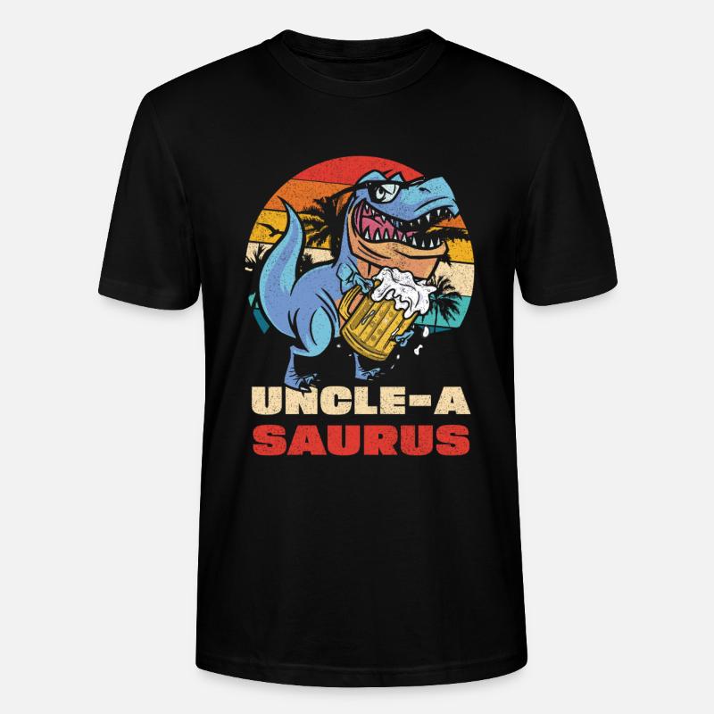 UncleASaurus Bierheld - Stanley/Stella CRAFTER Unisex Organic T-Shirt - black