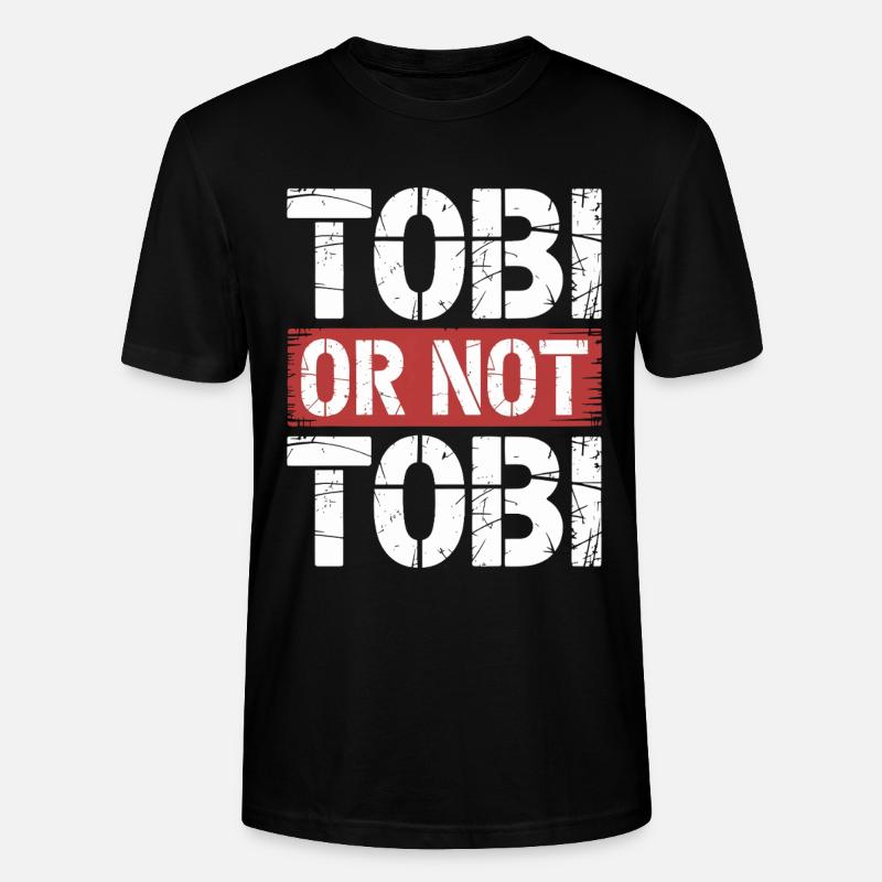 Tobi oder nicht Tobi - Stanley/Stella Unisex Bio-T-Shirt CRAFTER - Schwarz