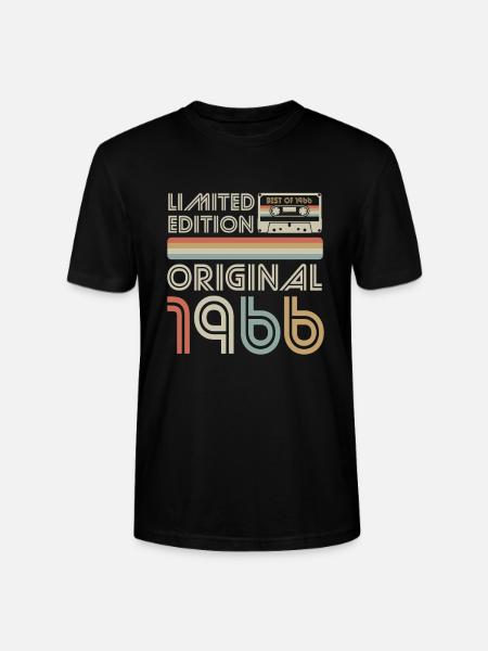 Limitierte Original 1966 Retro Kassette - Stanley/Stella Unisex Bio-T-Shirt CRAFTER - Schwarz