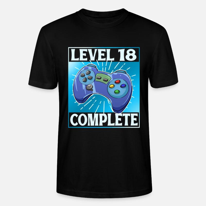 Level 18 Complete - Stanley/Stella Unisex Bio-T-Shirt CRAFTER - Schwarz