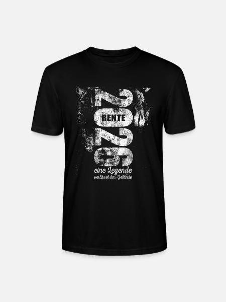 A legend leaves the site - Retirement 2026 - Stanley/Stella CRAFTER Unisex Organic T-Shirt - black