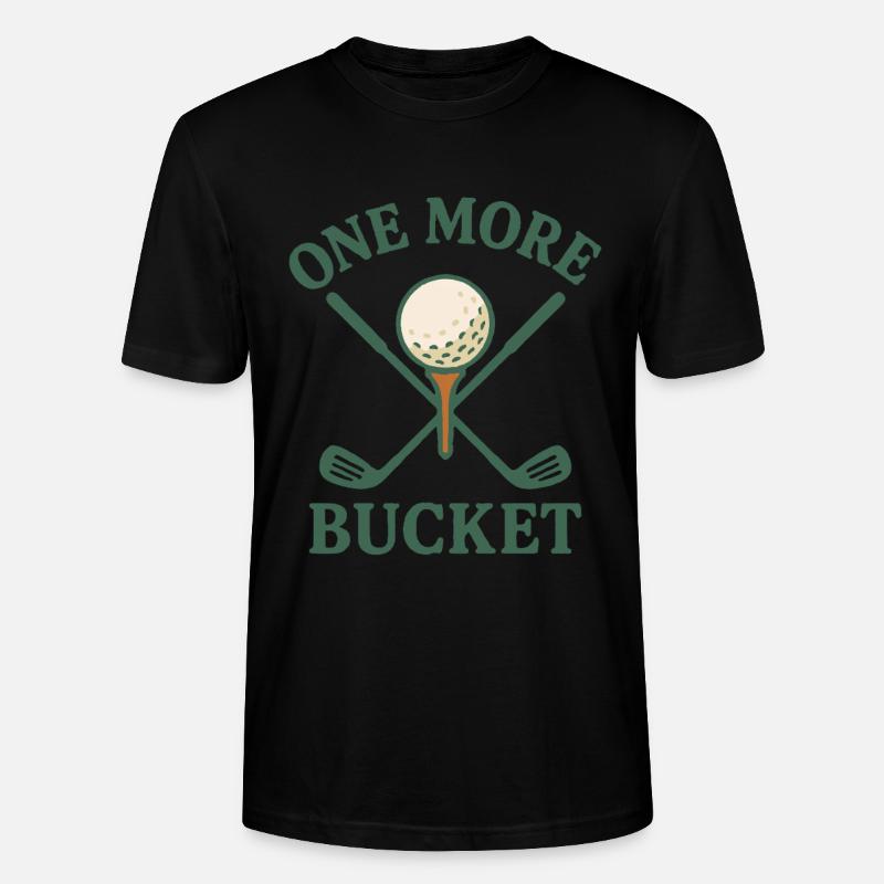 Ein weiterer Eimer Golfschläger Fun Design - Stanley/Stella Unisex Bio-T-Shirt CRAFTER - Schwarz