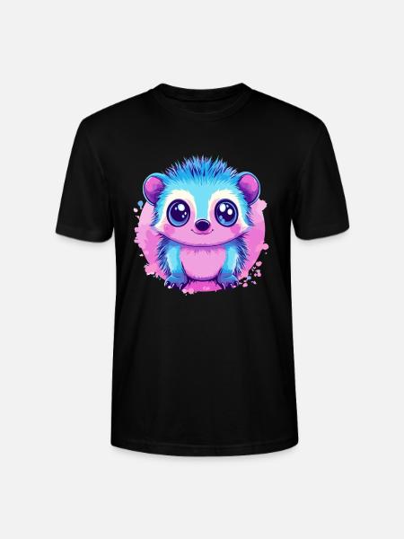 Kunterbuntes Kuschelmonster - Stanley/Stella Unisex Bio-T-Shirt CRAFTER - Schwarz