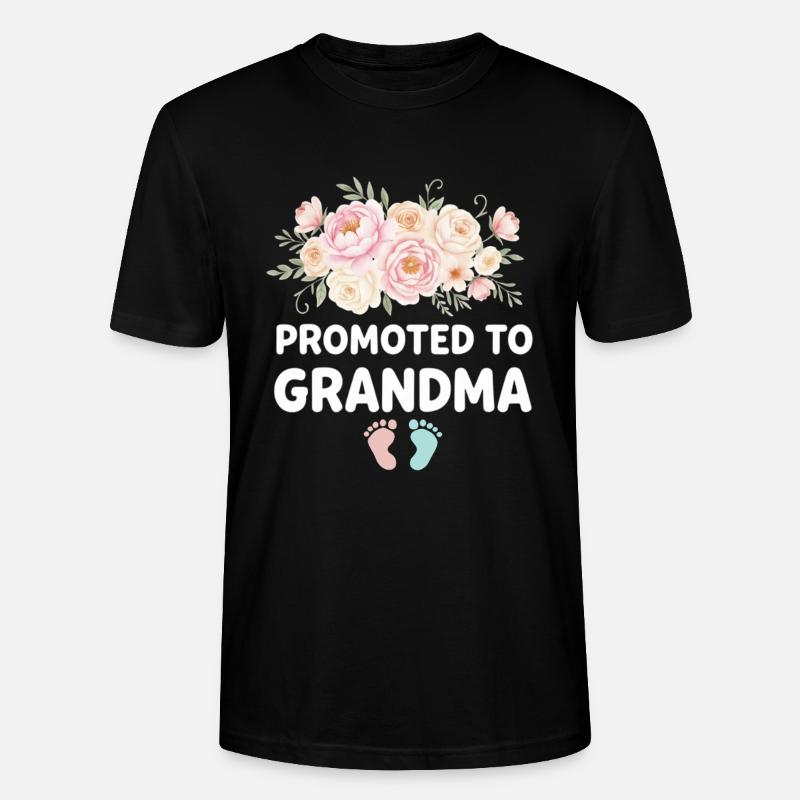 Werdender Oma loading zukünftige Großmutter - Stanley/Stella Unisex Bio-T-Shirt CRAFTER - Schwarz