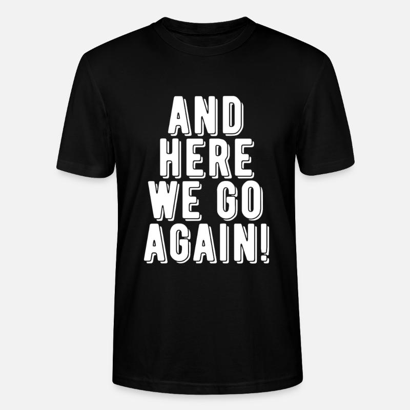 Es geht wieder los! - Stanley/Stella Unisex Bio-T-Shirt CRAFTER - Schwarz