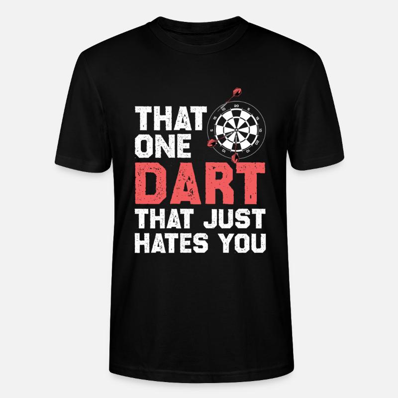 Dart der dich hasst - Stanley/Stella Unisex Bio-T-Shirt CRAFTER - Schwarz