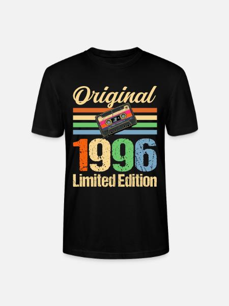 30th birthday 1996 - Stanley/Stella CRAFTER Unisex Organic T-Shirt - black